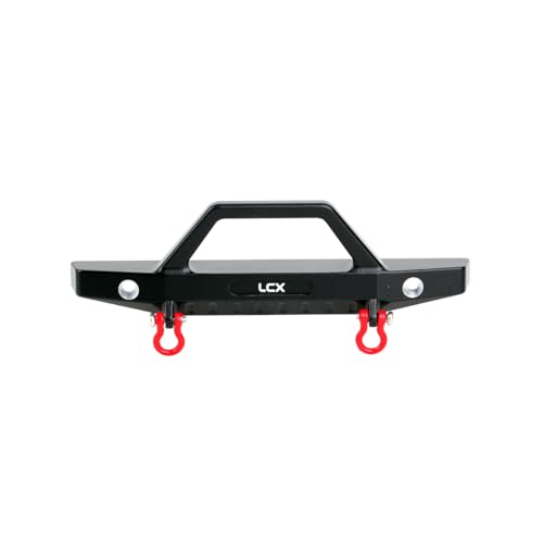 LCX Racing 1/18th RC Crawler Car Aluminum Front Bumper for TRX4M K10 F150 Model #97064 Model #97044, Upgrades Parts Accessories (Front Bumper)