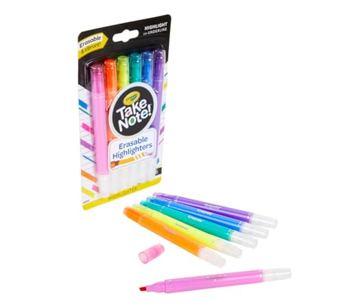Crayola Take Note Erasable Highlighters