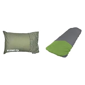 Klymit Drift Camping Pillow and Static V Sheet Bundle