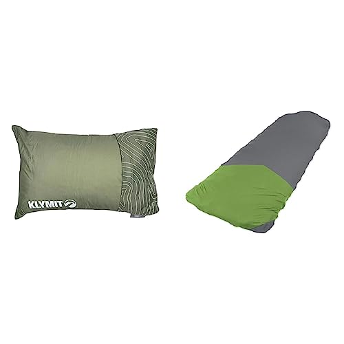 Klymit Drift Camping Pillow and Static V Sheet Bundle