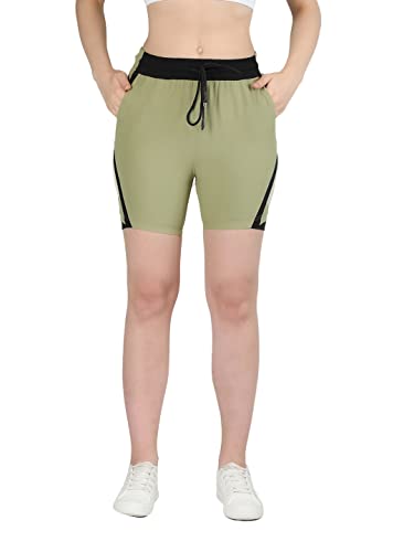 Image of CHKOKKO Summer Basketball Sports Workout Gym Training Wear Shorts for Women