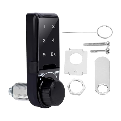 Verrou électronique numérique code sécurité 30 cm serrure mot de passe porte - 2