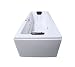 Produktbild Whirlpool Badewanne Rechteck - Rügen Premium 2 Personen Made in Germany Whirlwanne Indoor NEU (180x80x59,5 cm)