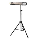 Estufa de fibra de carbono control manual con trípode