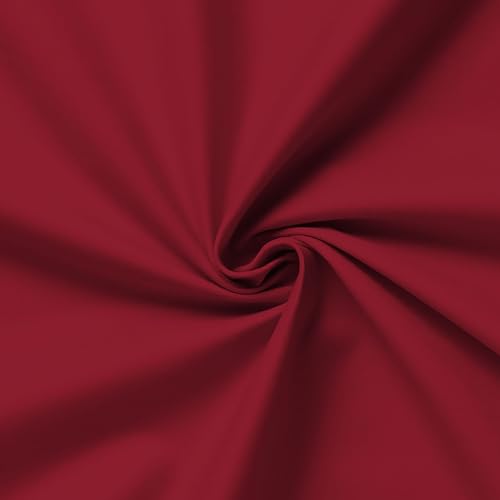 100% Cotton Fabric 60 Inch 150cm Wide 150GSM Material for Sewing, Dressmaking, Quilting, Curtain Linings, Pillowcases & Totes Fabric by The Half Metre by Discount Fabrics LTD(White, 5m)