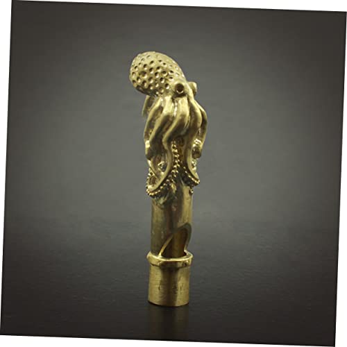 Silbato vintage de cobre con diseño de pulpo para exteriores miniatura 3