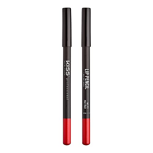 Image of Kiss New York Professional Slim Long-Wear Lip Liner Pencil, Matte Finish