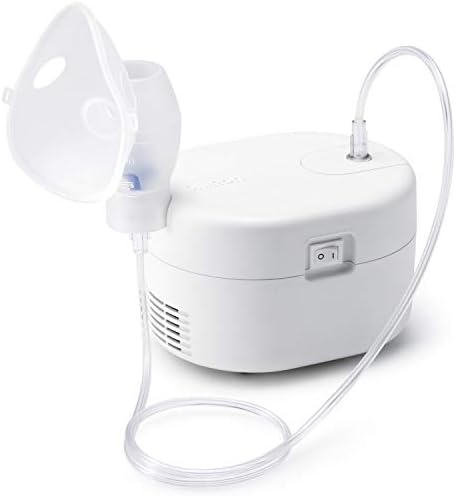 Omron Ultra Compact & Low Noise Compressor Nebulizer NEC-106 For Child & Adult White