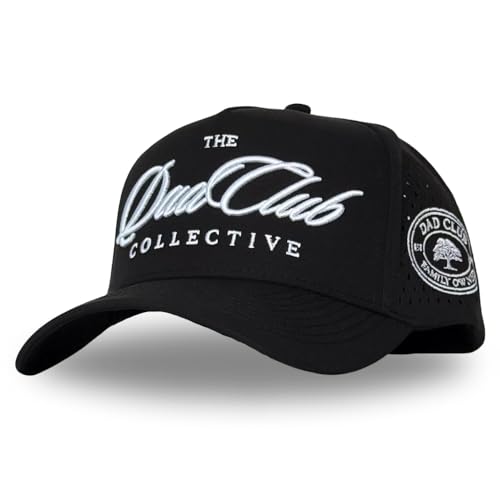 Image of CITRUSY Athletic Trucker Golf Hat | Performance Mens 5 Panel Cap | Cool Breathable Waterproof Workout Running Snapback