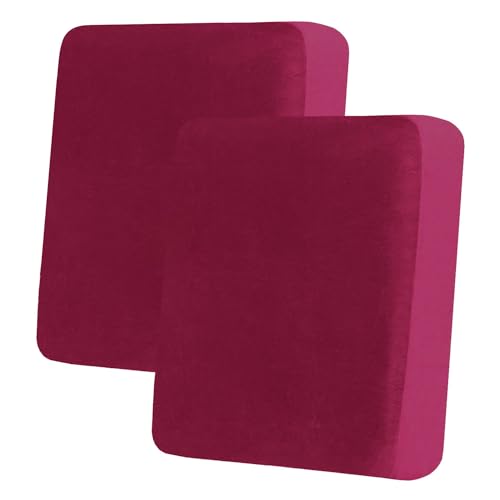 hyha Velvet Couch Cushion Covers, Sofa Covers for 2 Cushion Couch Washable