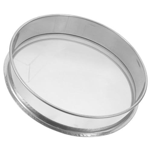 Mipcase Tamiz de Esmalte Cerámico Redondo Malla de Acero Inoxidable de Micras para Filtrar Arcilla Pintura y Lechada Trabajos de Cerámica