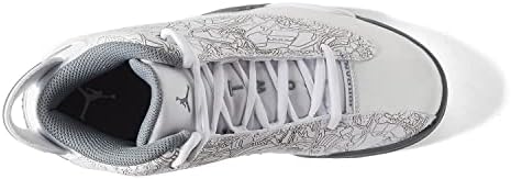 Jordan Boy's Dub Zero (Big Kid) White/Cool Grey/Metallic Silver 6 Big Kid M | Image 4