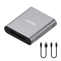 Unitek CFexpressカードリーダー USB 3.2 Type C to CFexpress B メモリカードアダプタ 10Gbps アルミ合金 高耐久 Thunderbolt 3ポートに対応 SanDisk Sony TOPSSDカードにも対応 携帯便利 コンパクト