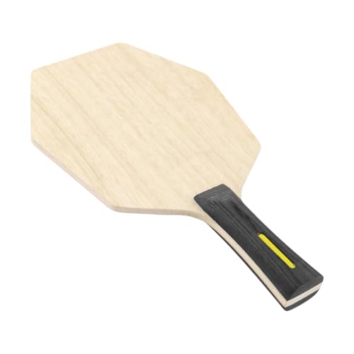 Hexagon Table Tennis Racket Base PingPong Paddle Beginner Training PingPong Racket Wood Baseboard Table Tennis Bat