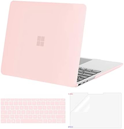 Protezione Surface Custodia FINTIE Per Surface Laptop Go 3/2/1 - Cover Rigida Protettiva 12.4 Pollici, Nero Custodia Rigida - Foto 4