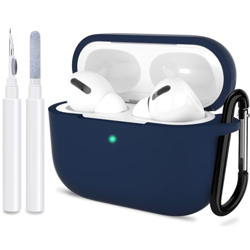 ATUAT for AirPods Pro 2nd Generation Case Cover, Protective Silicone Skin Accessories with Keychain...