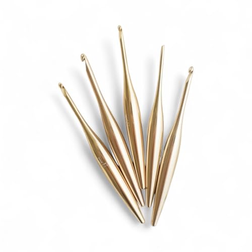Furls Crochet Hook, Gold Streamline Metal Matte...