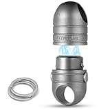 [TISUR] キーホルダー マグネットリリーサー 【耐荷重20KG】ダブルサイドボタン ロック機能 磁石 強力 分離型 クイックリリース キーホルダー おしゃれ 車 キーホルダー