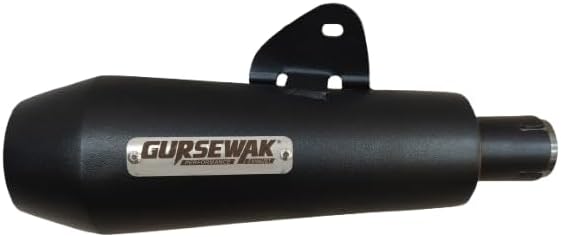 Exhaust (BLACK) Compatible with Royal Enfield HUNTER 350
