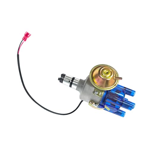 Image of 034 Vacuum Advance Electronic Distributor Blue | Fits for VW Bug Bus Ghia Beetle Fastback Karmann Transporter 0231170034EL, 0231170034