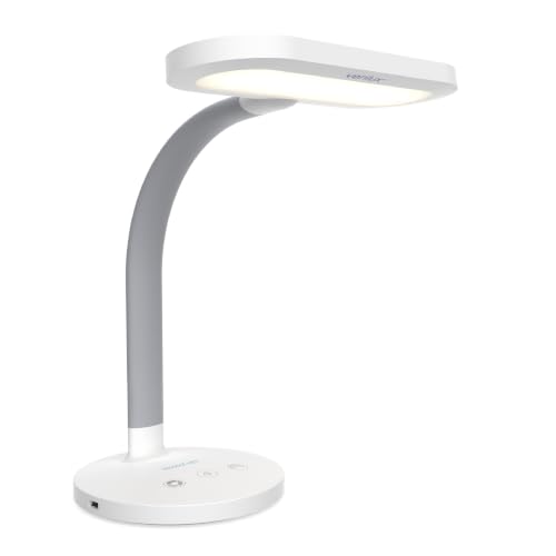 Verilux HappyLight Duo - 2-in-1 Light Therapy & Task Desk Lamp