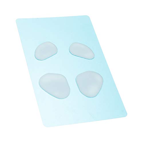 ENDGAME GEAR XM1 Maus Skates, 100% PTFE Teflon Tape, Gaming Mouse Feet, milchig- weiß - 0,8 mm Dicke - Single Set, Schwarz, Egg-MS2