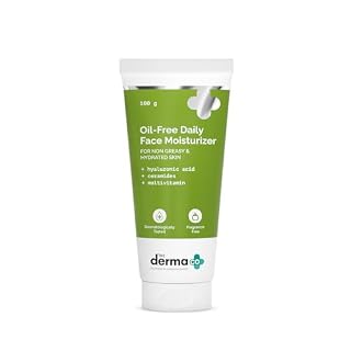 Oil-free Daily Face Moisturizer With Hyaluronic Acid, Ceramides & Multivitamins For Non-greasy & Hydrated Skin-