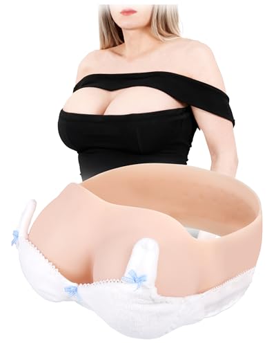 Image of Realistic Silicone Breastplate Strapless Gel Filled with Natural Movement Fake False Breasts for Crossdressing Drag
