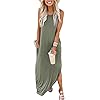 ANRABESS-Womens-Casual-Loose-Sundress-Long-Dress-Sleeveless-Split-Maxi-Dresses-Summer-Beach-Dress-with-Pockets ANRABESS Women Dresses Sleeveless Split Long Maxi Beach Dress for Beach with Pockets A19ganlanlv-M Olive