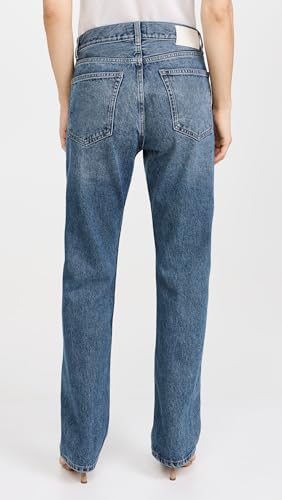 DL1961 Women's Romie Straight Jeans: High Rise 31"3