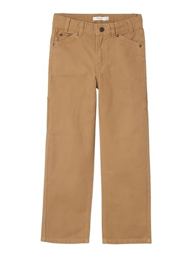 Pantalones para niños NAME IT de algodón elástico con cintura ajustable