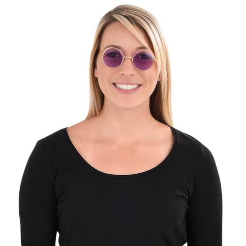 Rhode Island Novelty Round Colored Lens Sunglasses, One per Order, No Color Choice2