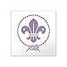 CafePress - Scout_Emblem - Autocollant carré pour pare-chocs de voiture, 7,6 x 7,6 cm (petit) ou 12,7 x 12,7 cm (grand)