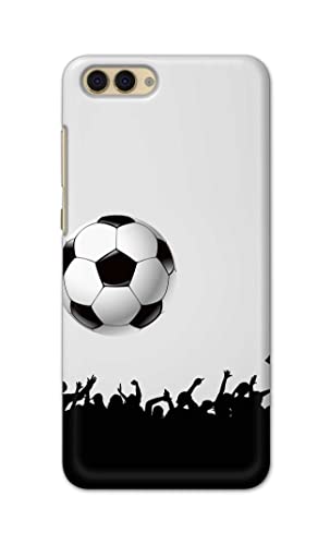 Image of Printed Hard Back Cover Case for Honor View 10 | Honor V10 Back Cover (Football Icon) -702