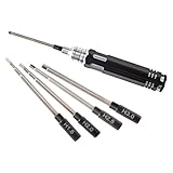 【Tournevis hexagonaux 4 en 1】Ce lot comprend 4 tournevis hexagonaux de tailles : 5/2,0/2,5/3,0 mm, offrant une gamme complète d'outils pour vos besoins.