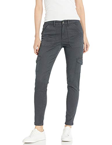 Amazon Brand - Daily Ritual Women's Stretch Twill High-Rise Skinny Cargo Pant, Dark