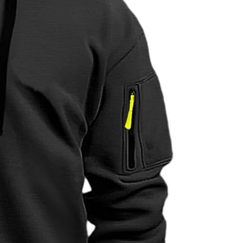 Mens Tactical Hoodie Sweatshirt Full Zip Up Casual Fashion Vintage Long Sleeve Military Hooded Sweatshirt with Pockets3