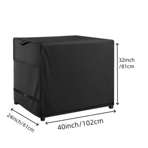 Cubierta impermeable de exterior para carrito protector de parrilla y mesa de horno 7