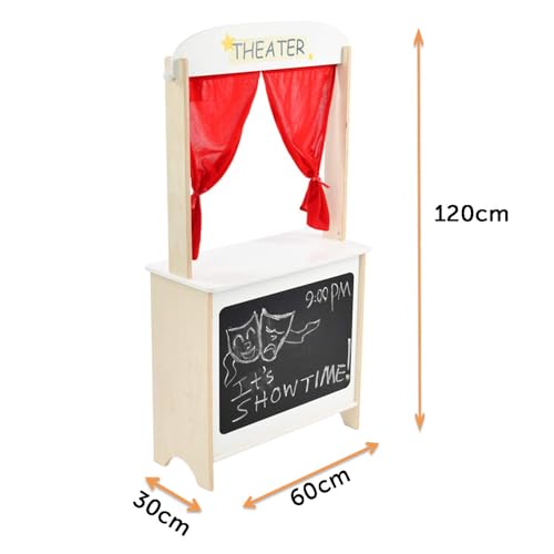 Labebe HY1930001-2024 Wood Puppet Theater thumb #4