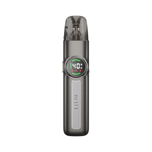 Eleaf Sigaretta elettronica iVeni Pod Kit Vape batteria 1100mAh no nicotine no e-liquid Gunmetal
