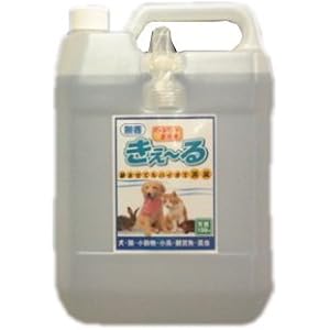 Amazon きえーる ペット用消臭剤 無臭 お徳用 4リットル きえーる 除菌 消臭剤 通販