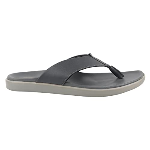 Image of Medifeet Men's LeatherZ Slippers