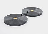 Balanced Body Precision Rotator Discs for CoreAlign, Pilates Discs for Hands or Feet, Workout Equipment for Home Gym or Pilates Studio, 12" (30cm), No Resistance)