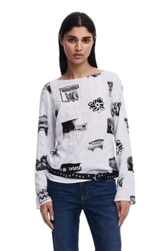 Desigual BLUS_TIQUE, 1000 White, XL