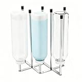 MxSplorion Flaschenhalter für SodaStream, Faltbarer Flaschen Abtropfständer, Edelstahl Abtropfgestell rutschfest wasserdichte, Abtropfgestell Flasche für Verschiedene Flaschen Tassen