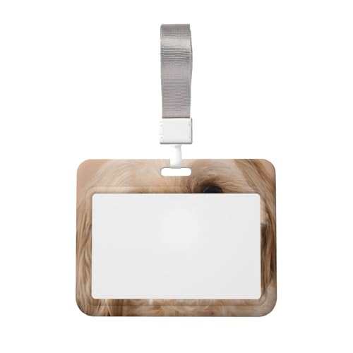 シーズー カードケース社員証学生証パスケース 横型かわいいネックストラップホルダー