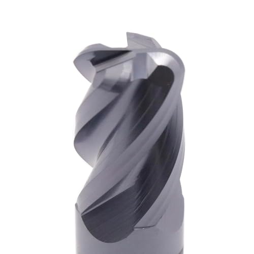 Image of 1 /2 inch 4 Flute Solid Carbide End Mill, 0.125 inch Corner Radius, AlTiN Coated | 30 Degree Helix, 1 /2 inch Cutting Diameter, 1 /2 inch Shank Diameter, 1 inch Length of Cut, 3 inch Overall Length