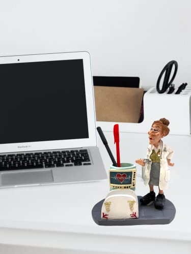 Image of AUGEN Polyresin Funny Doctor Idol Statue Showpiece for Home Decor Decoration and Gifting (1 Piece, 6723-I3)
