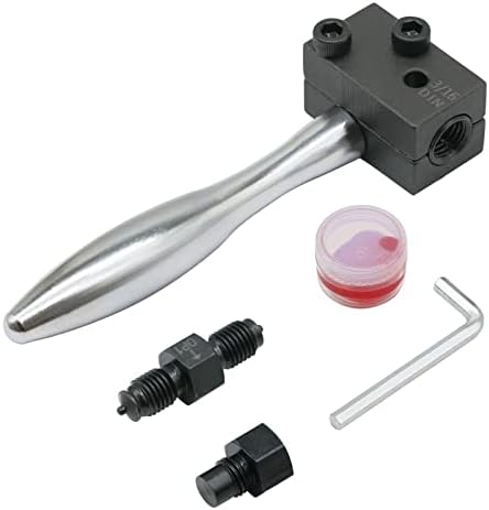 CHGJ DIN 3/16" Double Flaring Tool, Hand Held Tube Flaring Tool for Car Repair Brake Lines(4.75mm)