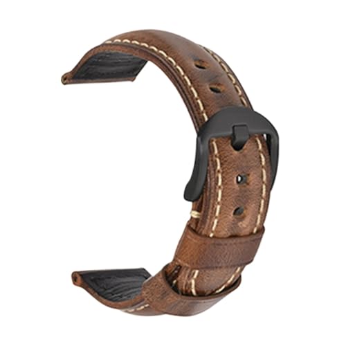 [Ƃ݂] t@bVICbNXU[EHb`oh19mm 20mm 22mm 22mm 23mm 24mmEHb`XgbvrvxguEu[ubN(Oil wax Light brownB,21mm)